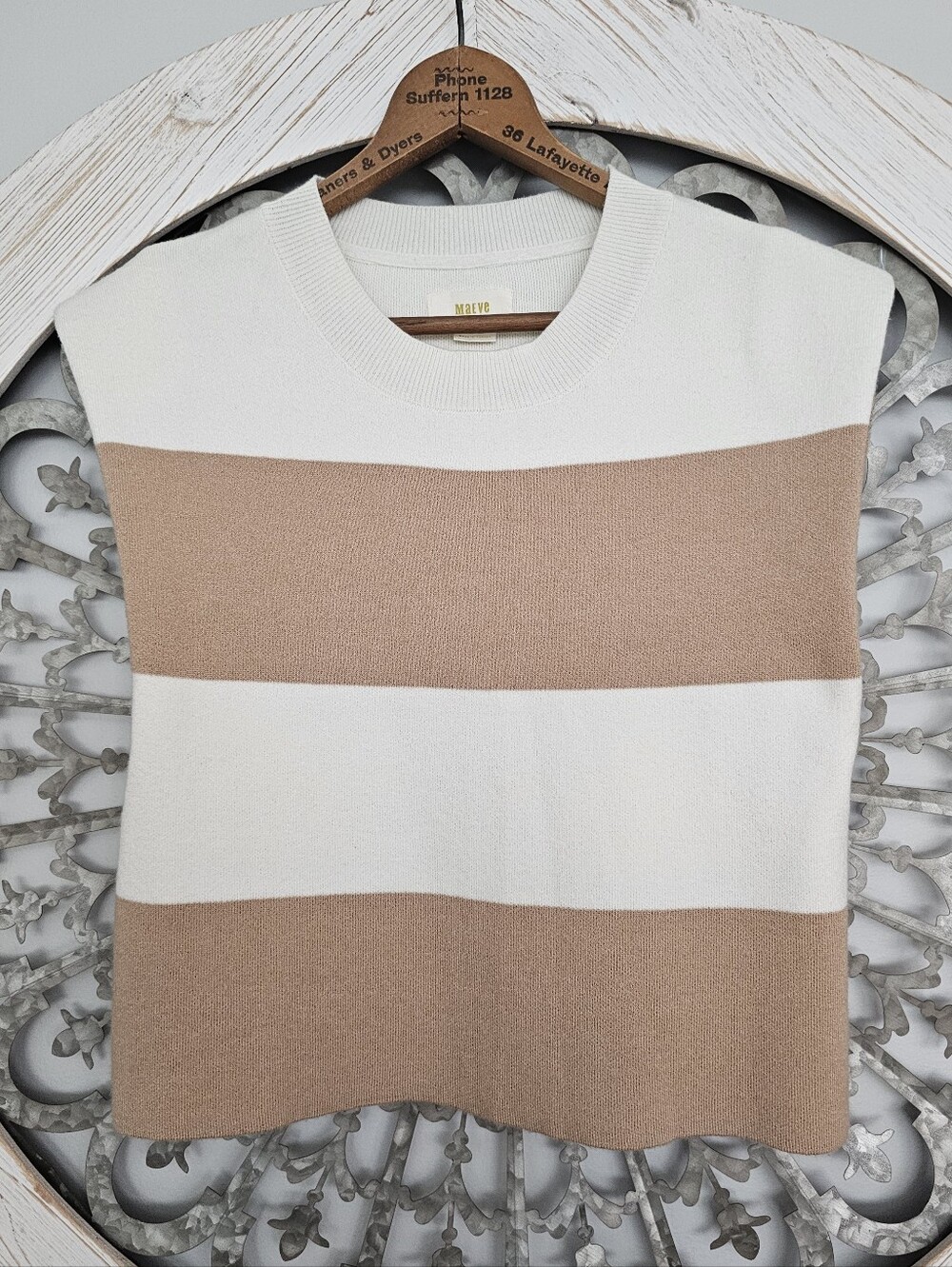 Maeve Sleveless Cropped Shell